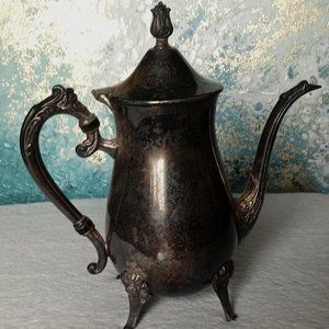 Vintage Silver Teapot by Leonard